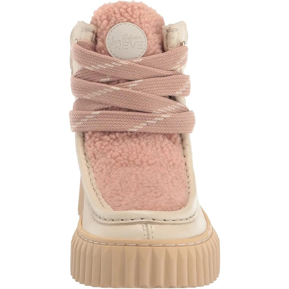 Sam Edelman Fay Ivory and Pink Platform Sherpa lined winter boots ~size 7 - Picture 5 of 6